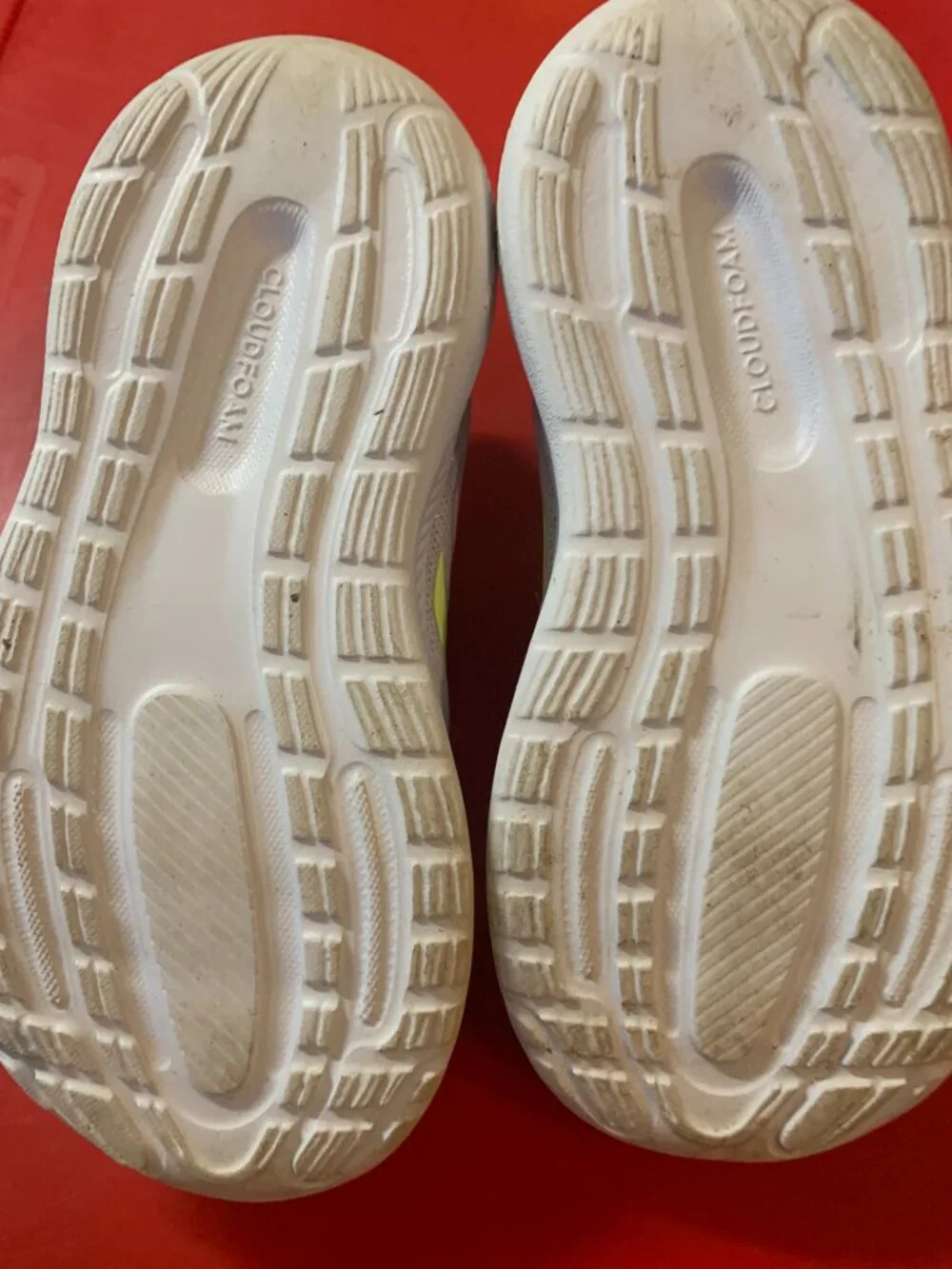 Toddler Size 5 Girls White Adidas Velcro Tennis Shoes